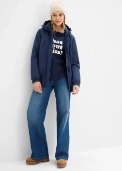 bonprix Jacken & Mäntel|Bekleidung·Hosen^Wasserabweisende Funktions-Jacke dunkelblau
