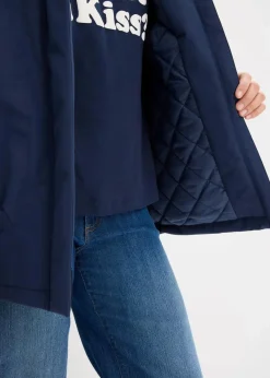 bonprix Jacken & Mäntel|Bekleidung·Hosen^Wasserabweisende Funktions-Jacke dunkelblau