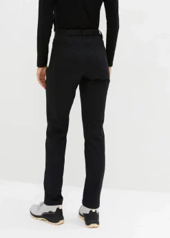 bonprix Outdoorbekleidung|Sportbekleidung^Wasserabweisende Funktionshose aus Stretch-Twill mit Gürtel schwarz