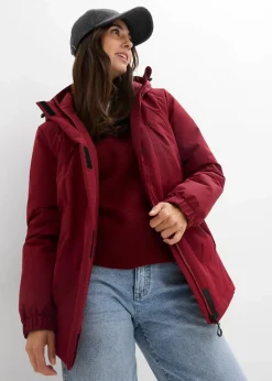 bonprix Bekleidung·Hosen|Jacken & Mäntel^Wasserabweisende Funktions-Jacke rubinrot