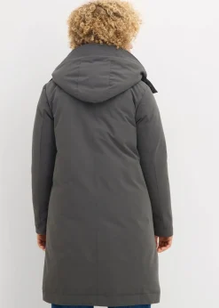 bonprix Bekleidung·Hosen|Jacken & Mäntel^Wasserabweisende Outdoorjacke, 2in1-Optik anthrazit