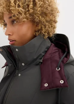 bonprix Bekleidung·Hosen|Jacken & Mäntel^Wasserabweisende Outdoorjacke, 2in1-Optik anthrazit