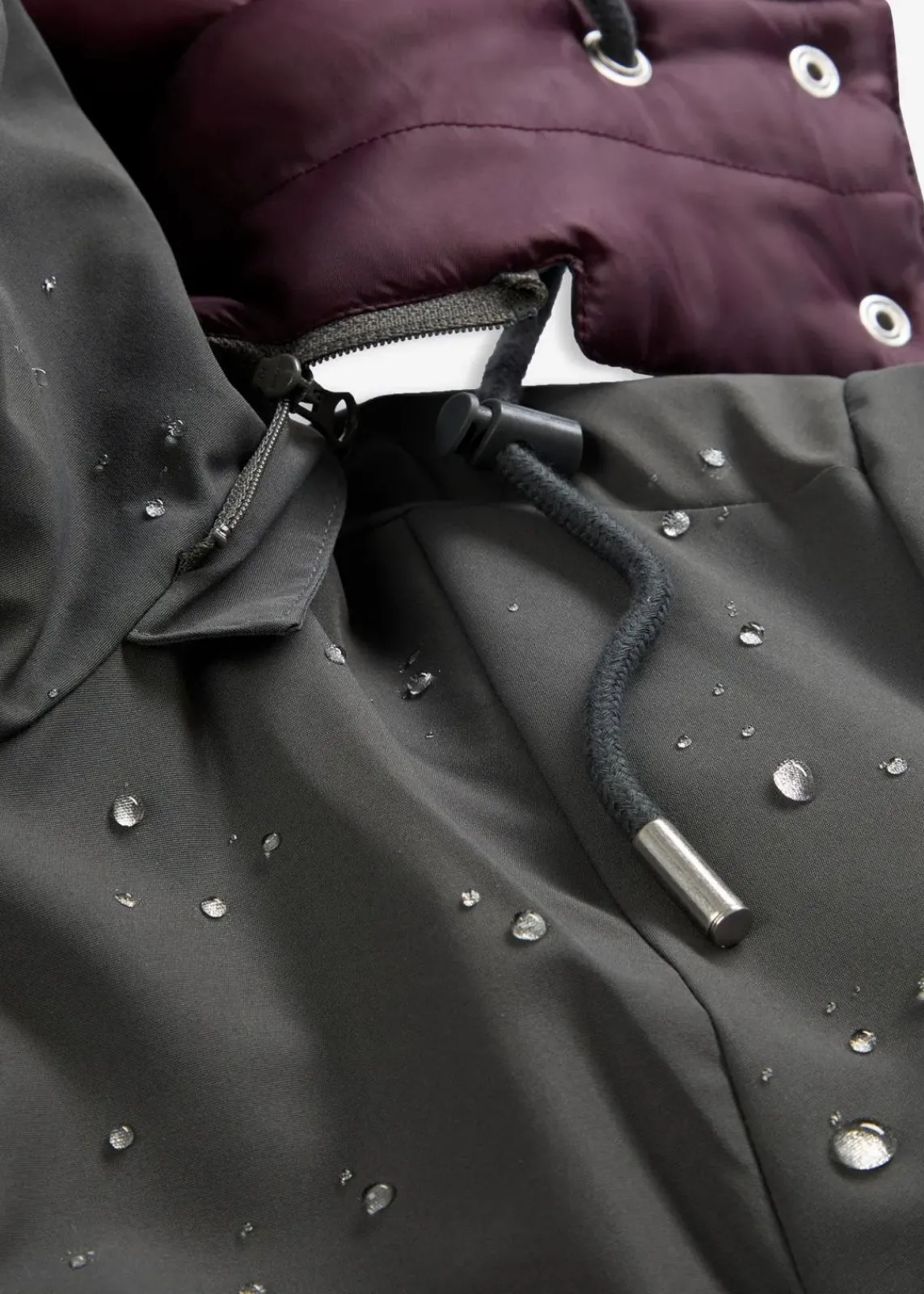 bonprix Bekleidung·Hosen|Jacken & Mäntel^Wasserabweisende Outdoorjacke, 2in1-Optik anthrazit