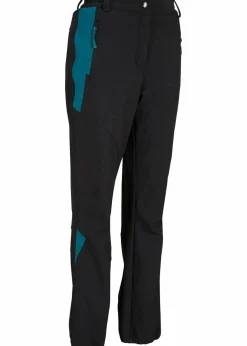 bonprix Outdoorbekleidung|Sportbekleidung^wasserabweisende Softshell-Hose schwarz