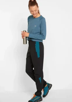 bonprix Outdoorbekleidung|Sportbekleidung^wasserabweisende Softshell-Hose schwarz