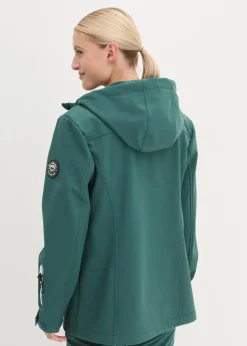bonprix Nachhaltigere Materialien|Jacken & Mäntel^wasserabweisende Softshelljacke mattgrün