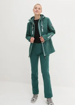 bonprix Nachhaltigere Materialien|Jacken & Mäntel^wasserabweisende Softshelljacke mattgrün