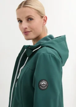 bonprix Nachhaltigere Materialien|Jacken & Mäntel^wasserabweisende Softshelljacke mattgrün