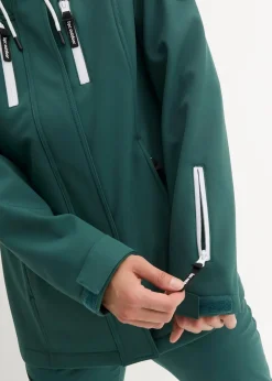 bonprix Nachhaltigere Materialien|Jacken & Mäntel^wasserabweisende Softshelljacke mattgrün