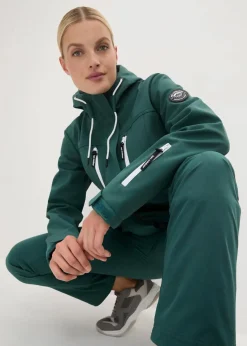 bonprix Nachhaltigere Materialien|Jacken & Mäntel^wasserabweisende Softshelljacke mattgrün