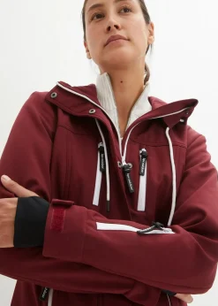 bonprix Nachhaltigere Materialien|Jacken & Mäntel^wasserabweisende Softshelljacke ahornrot