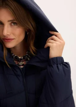 bonprix Jacken & Mäntel|Bekleidung·Hosen^Wasserabweisende Steppjacke tintenblau