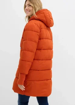 bonprix Jacken & Mäntel|Nachhaltigere Materialien^wasserabweisender Funktions- Steppmantel lavaorange