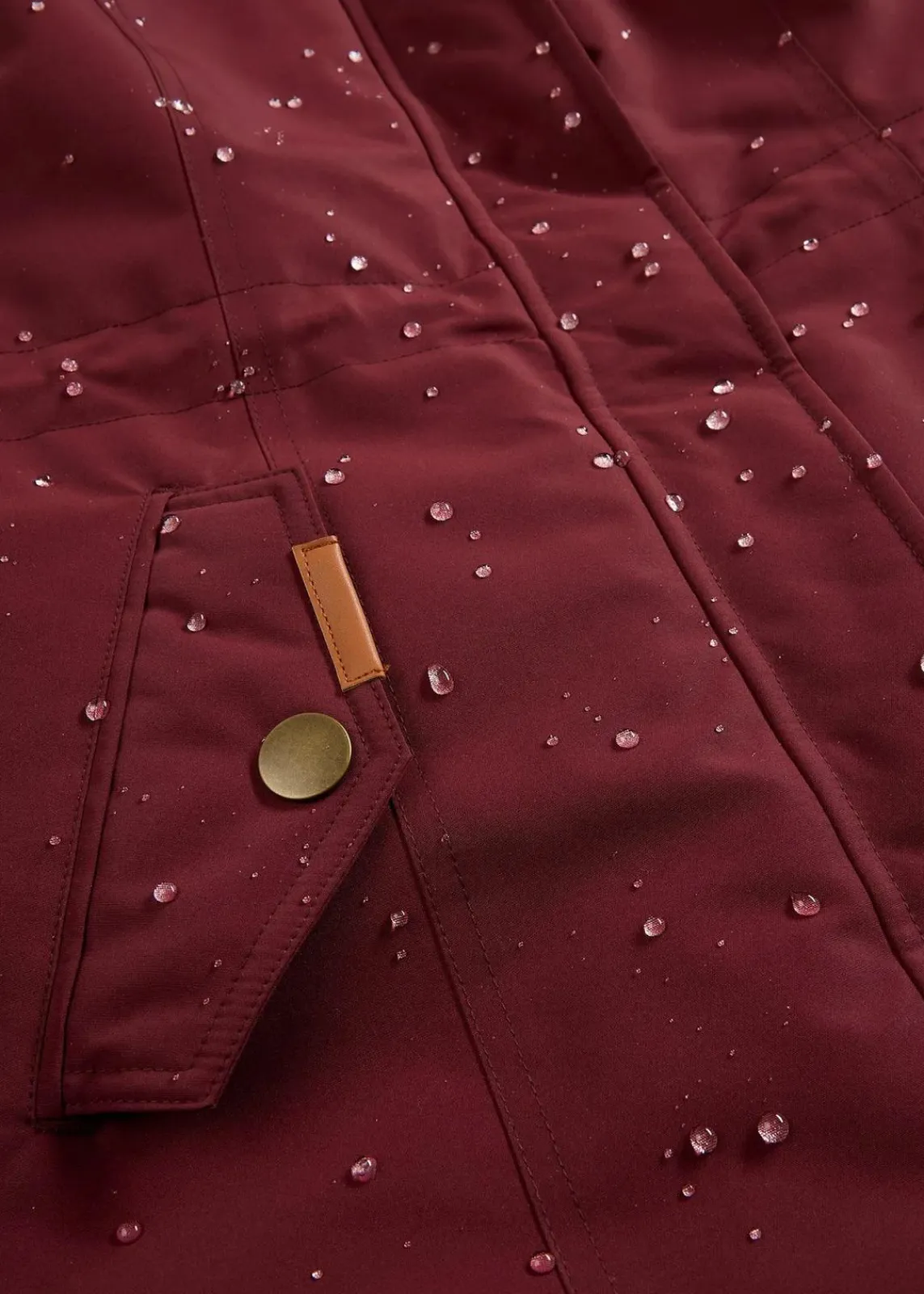 bonprix Jacken & Mäntel|Bekleidung·Hosen^wasserabweisender Outdoor-Mantel dunkelbeere