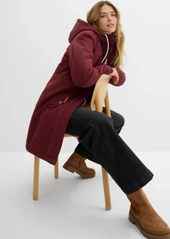 bonprix Jacken & Mäntel|Bekleidung·Hosen^wasserabweisender Outdoor-Mantel dunkelbeere