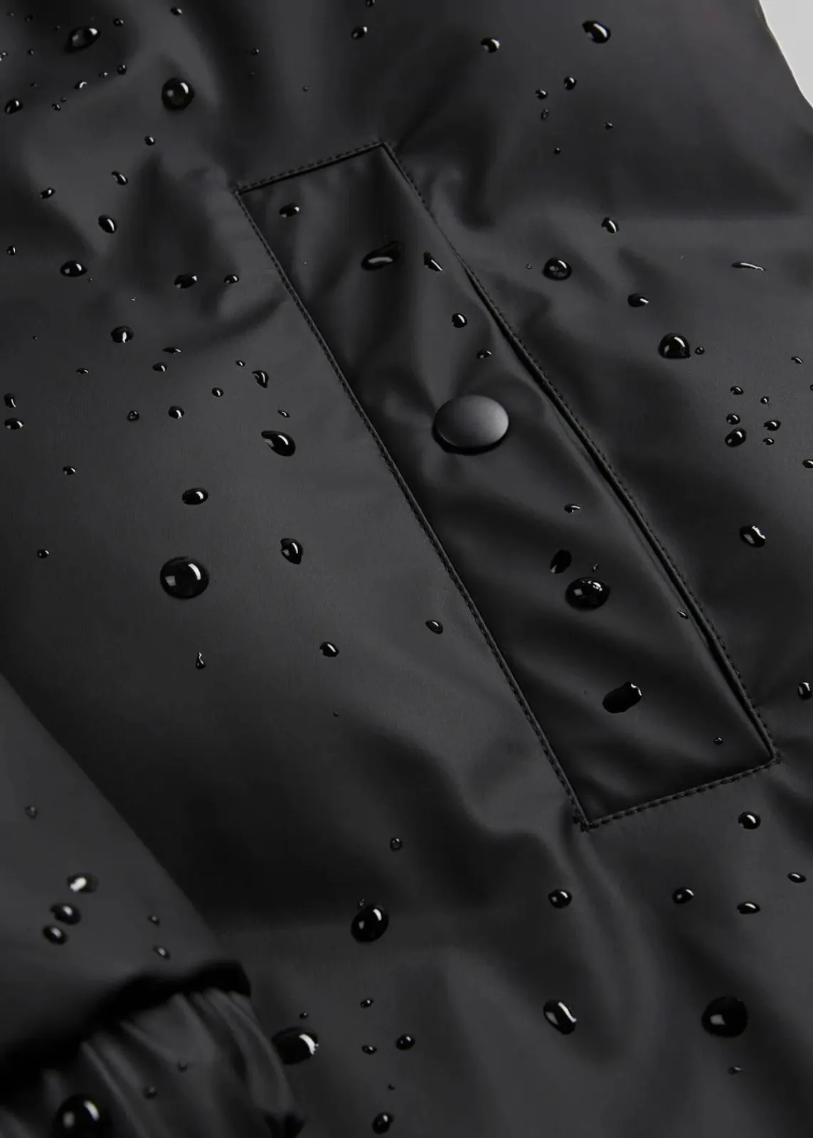 bonprix Bekleidung·Hosen|Jacken & Mäntel^wasserabweisender Regenmantel in gesteppter Optik schwarz