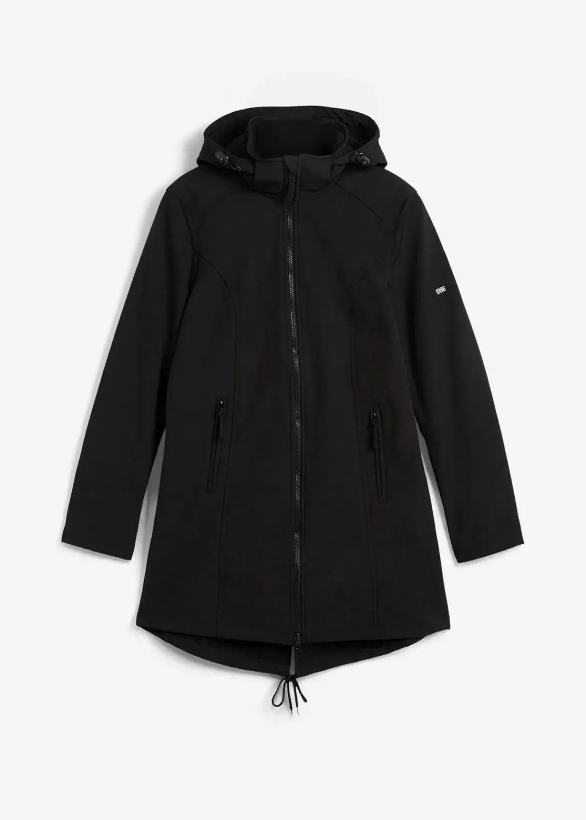 bonprix Bekleidung·Jumpsuits|Bekleidung·Sweat^wasserabweisender Softshell-Parka schwarz