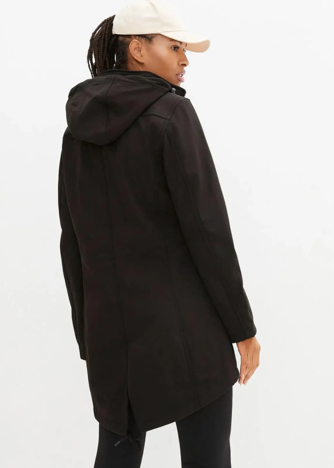 bonprix Bekleidung·Jumpsuits|Bekleidung·Sweat^wasserabweisender Softshell-Parka schwarz