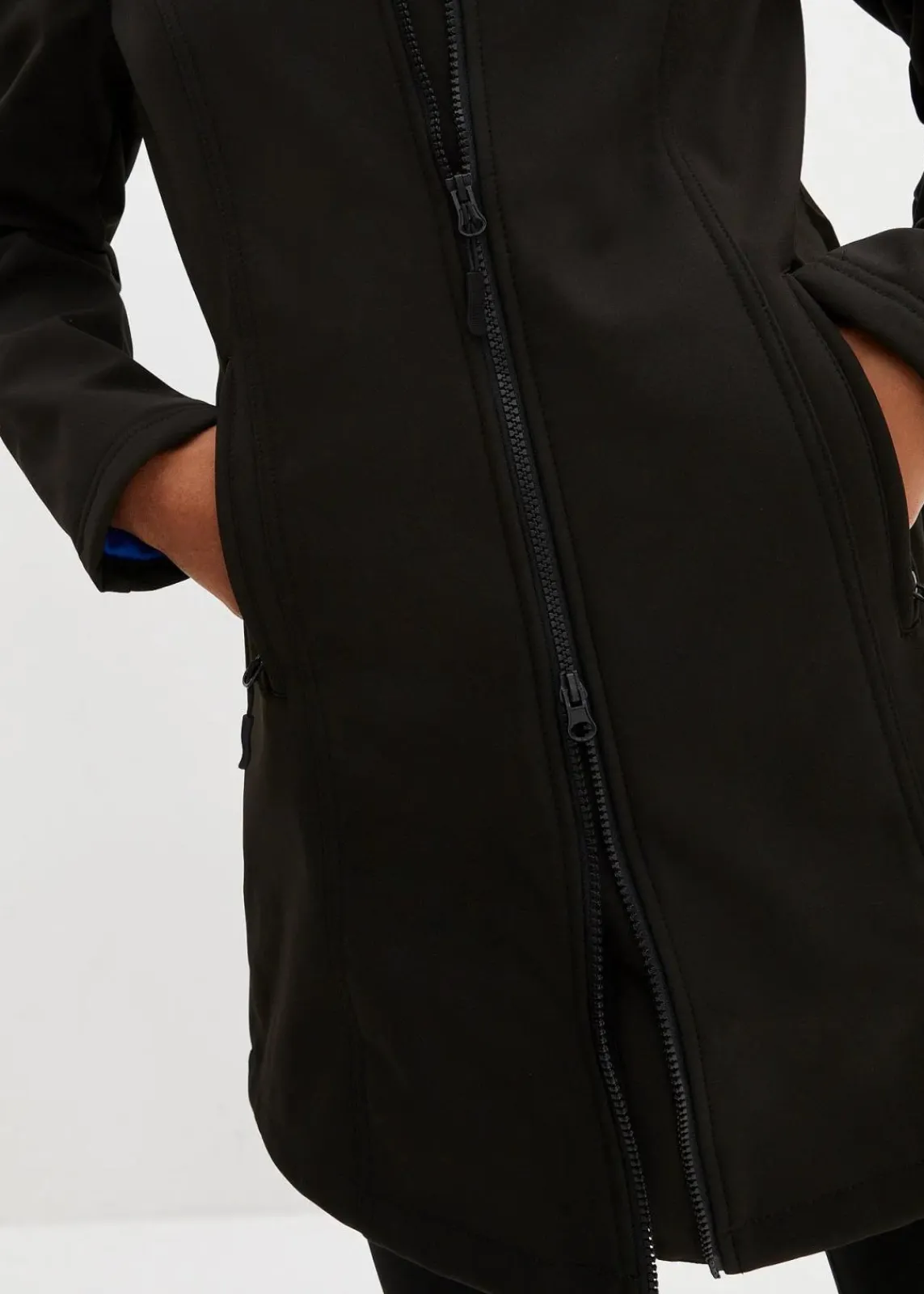 bonprix Bekleidung·Jumpsuits|Bekleidung·Sweat^wasserabweisender Softshell-Parka schwarz