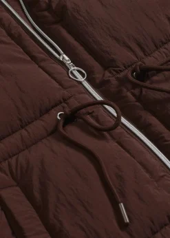 bonprix Jacken & Mäntel|Bekleidung·Hosen^Wasserabweisender Steppmantel dunkelbraun