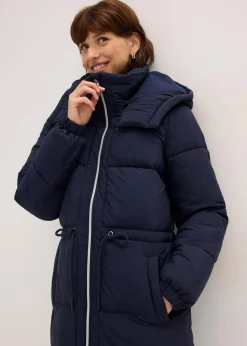 bonprix Bekleidung·Hosen|Jacken & Mäntel^Wasserabweisender Steppmantel tintenblau