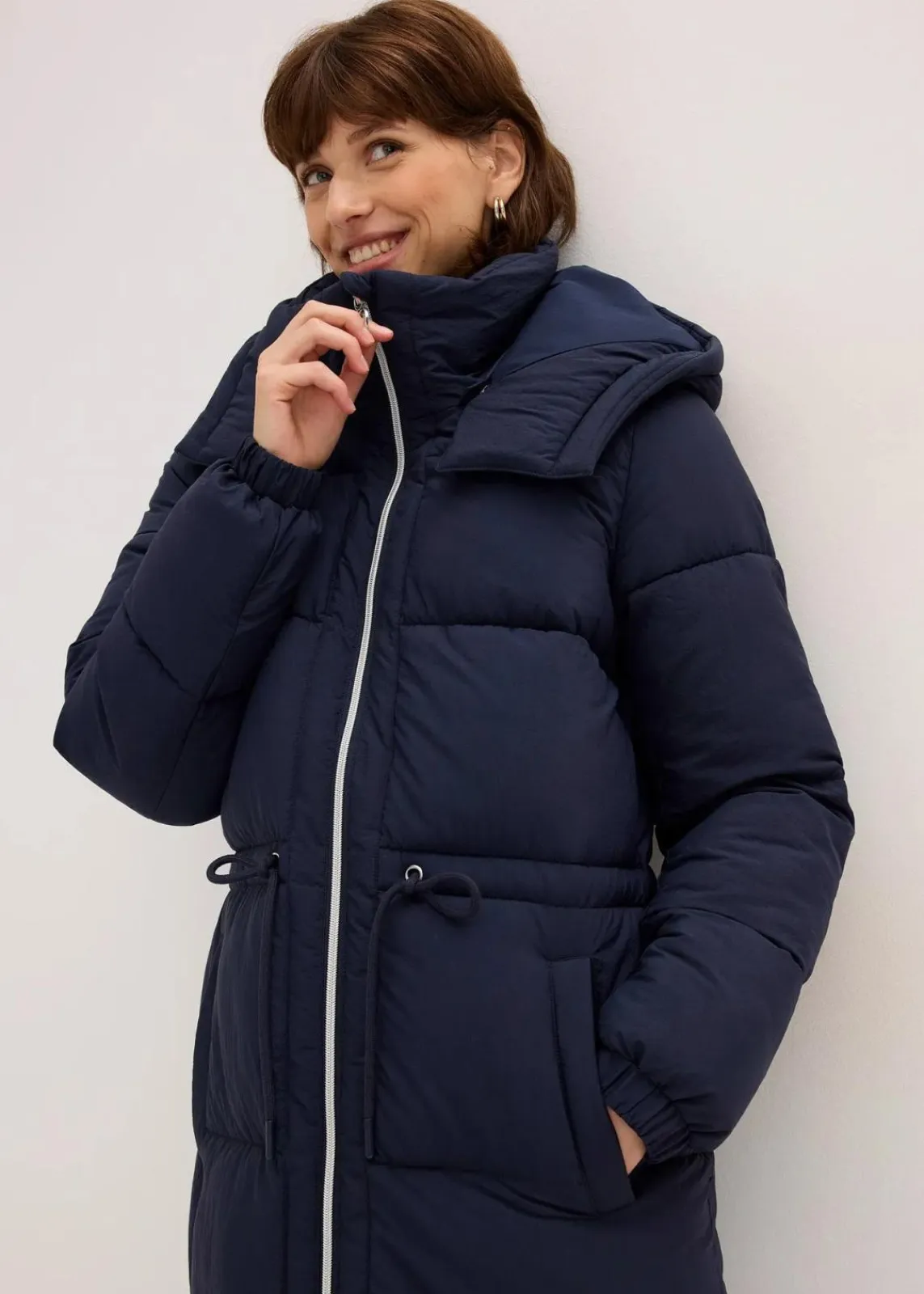 bonprix Bekleidung·Hosen|Jacken & Mäntel^Wasserabweisender Steppmantel tintenblau