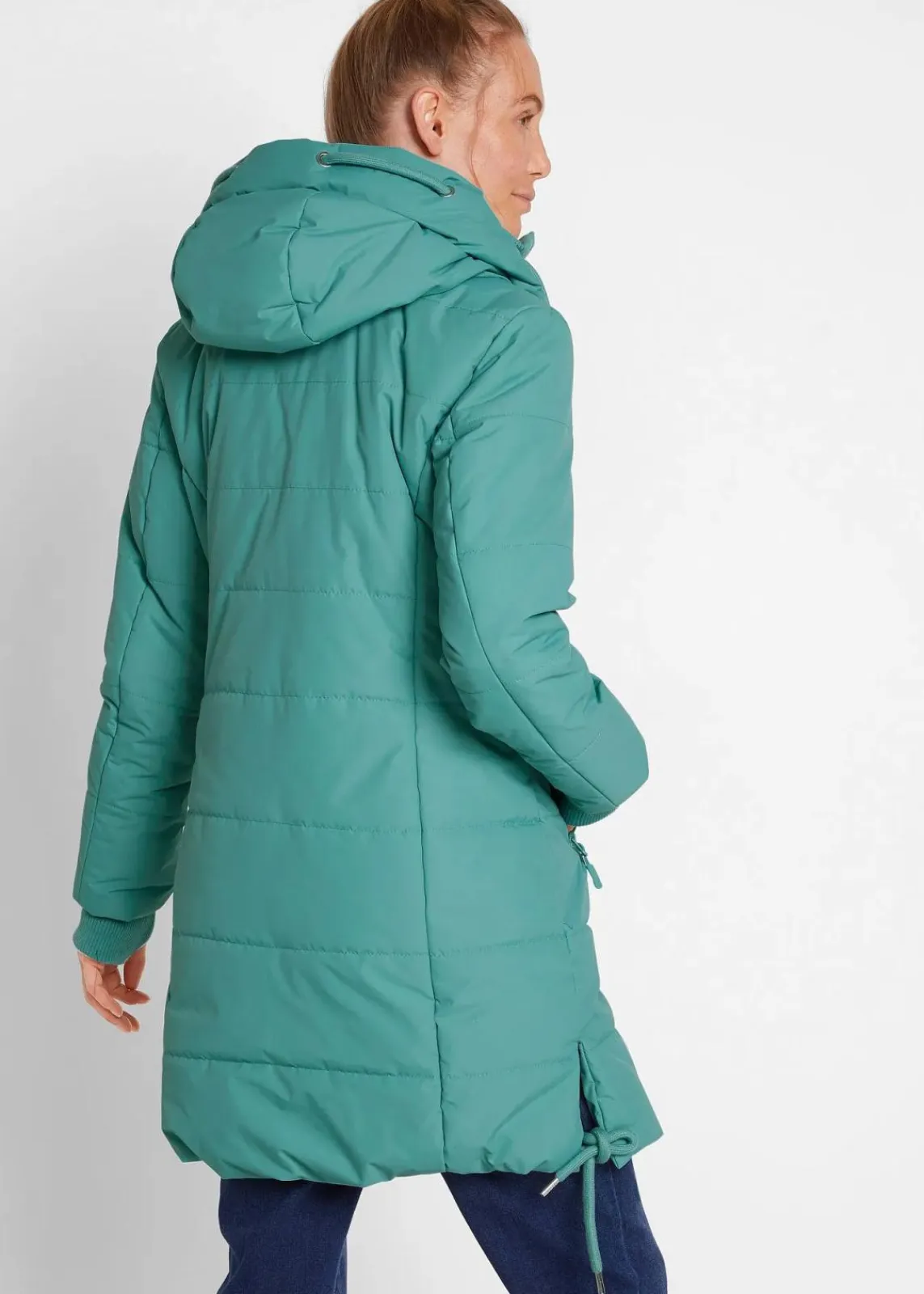bonprix Jacken & Mäntel|Bekleidung·Hosen^Wasserabweisender Steppmantel rauchsalbei
