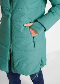 bonprix Jacken & Mäntel|Bekleidung·Hosen^Wasserabweisender Steppmantel rauchsalbei