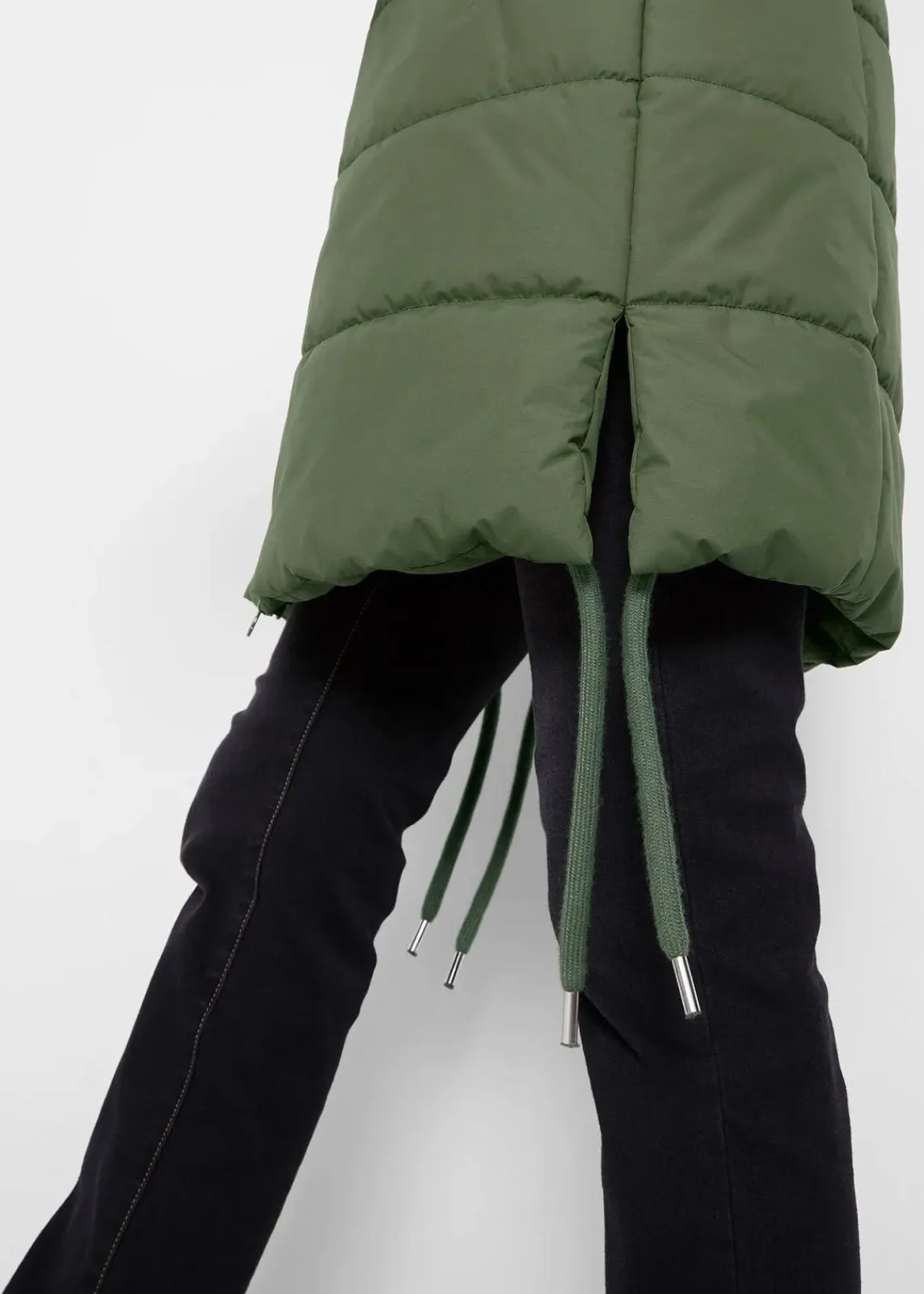bonprix Jacken & Mäntel|Bekleidung·Hosen^Wasserabweisender Steppmantel dunkelkhaki