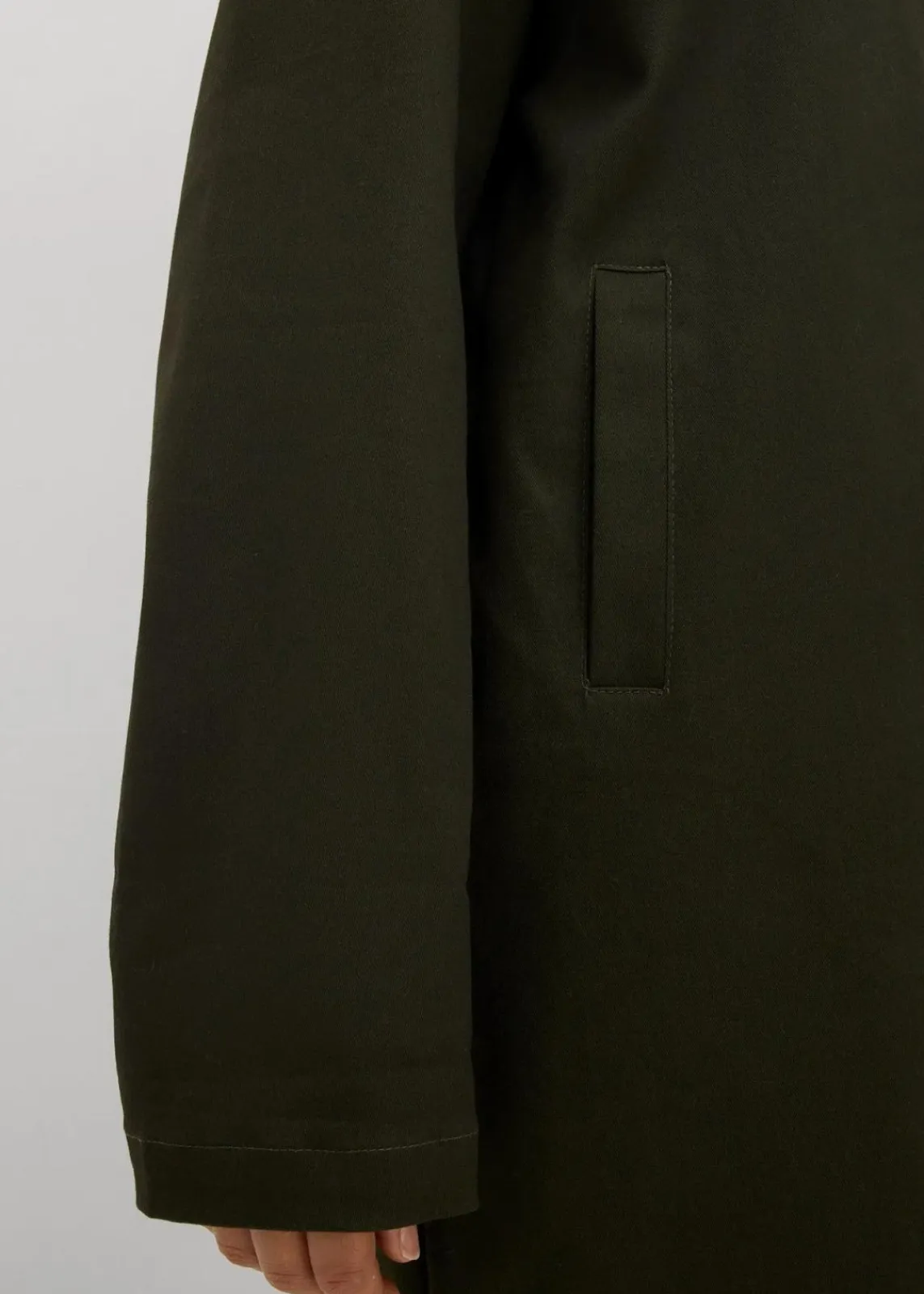 bonprix Jacken & Mäntel|Bekleidung·Hosen^Wasserabweisender Trenchcoat, Oversized nachtoliv