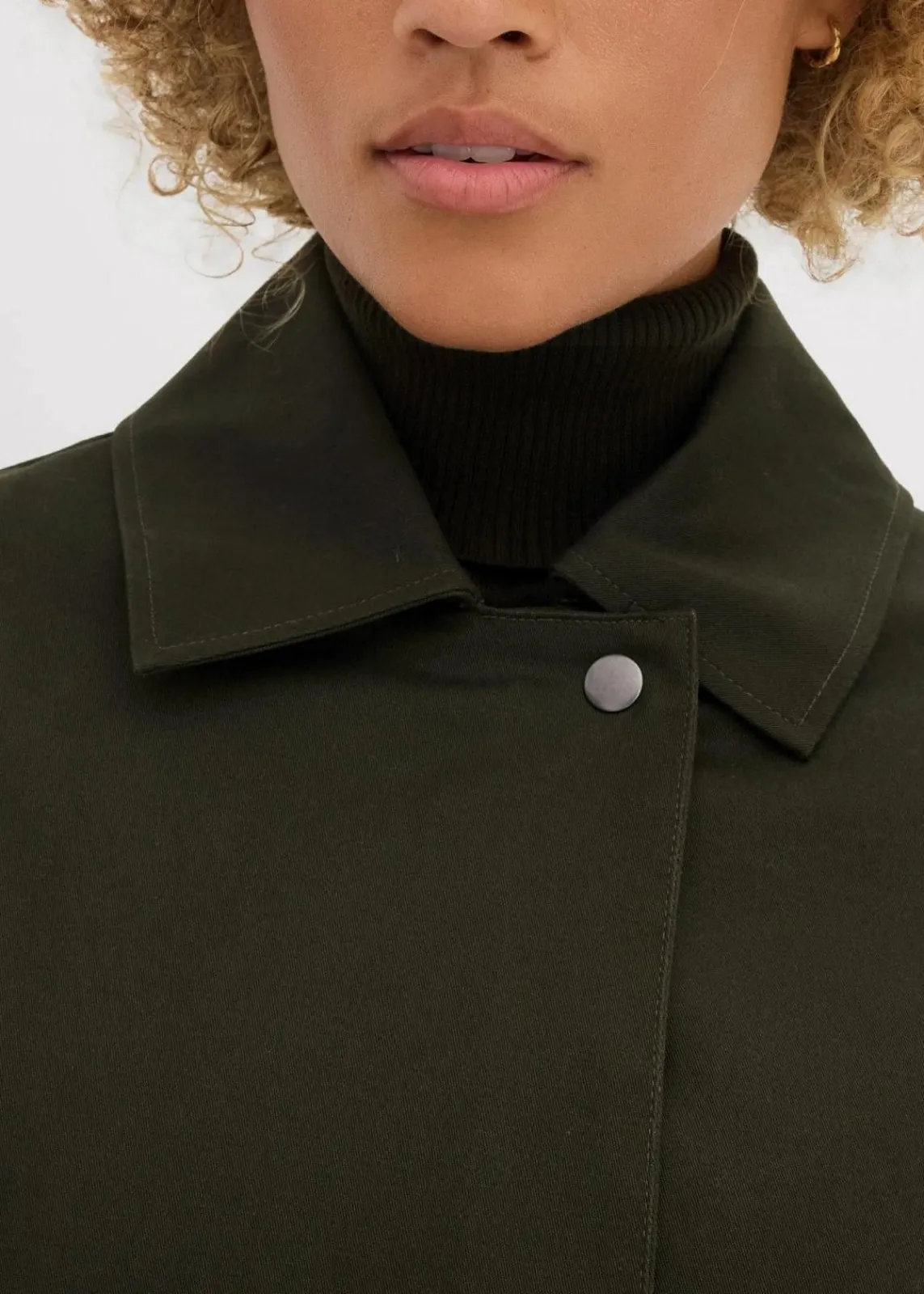 bonprix Jacken & Mäntel|Bekleidung·Hosen^Wasserabweisender Trenchcoat, Oversized nachtoliv
