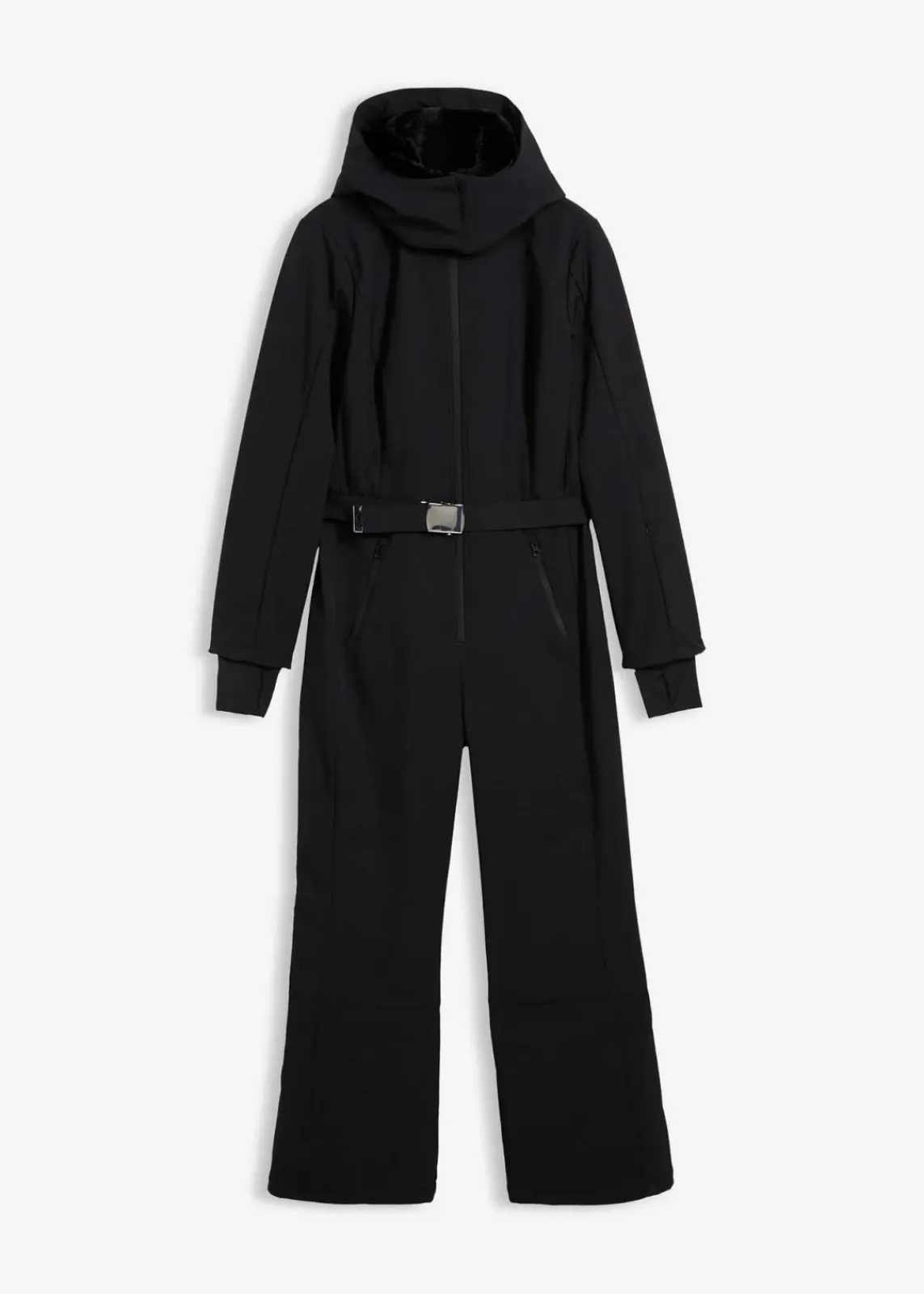 bonprix Hosen|Sportbekleidung^wasserabweisender, warmgefütterter Softshell-Skianzug schwarz