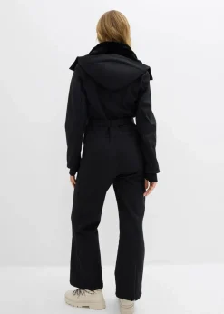 bonprix Hosen|Sportbekleidung^wasserabweisender, warmgefütterter Softshell-Skianzug schwarz