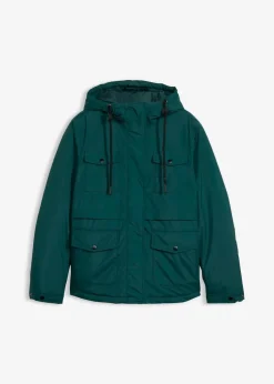 bonprix Jacken & Mäntel|Bekleidung·Hosen^Wasserdichte Funktions-Jacke tiefgrün