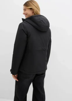 bonprix Jacken & Mäntel|Bekleidung·Hosen^Wasserdichte Funktions-Jacke schwarz