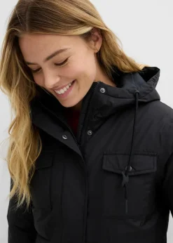 bonprix Jacken & Mäntel|Bekleidung·Hosen^Wasserdichte Funktions-Jacke schwarz