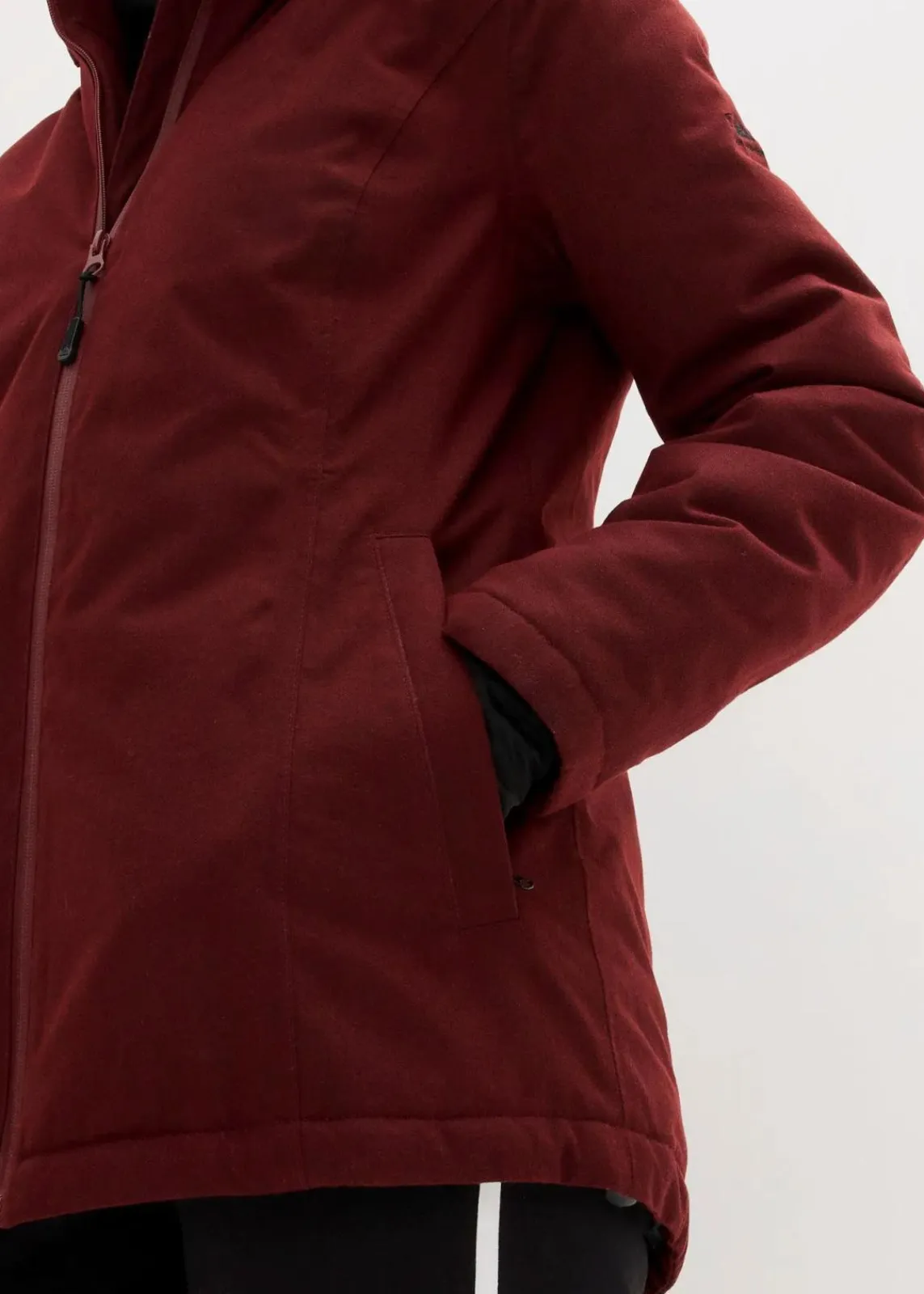 bonprix Bekleidung·Jumpsuits|Bekleidung·Sweat^Wasserdichte 2in1 Optik Funktions-Jacke kastanienrot