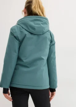 bonprix Bekleidung·Jumpsuits|Bekleidung·Sweat^wasserdichte Ski Funktions-Schlupfjacke mit Fleece-Futter graugrün
