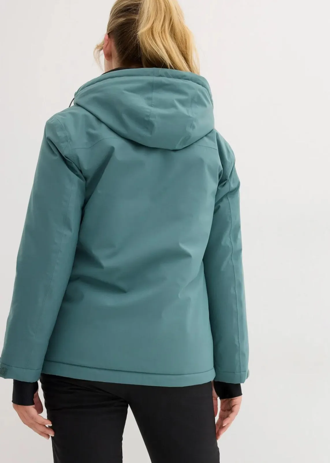 bonprix Bekleidung·Jumpsuits|Bekleidung·Sweat^wasserdichte Ski Funktions-Schlupfjacke mit Fleece-Futter graugrün