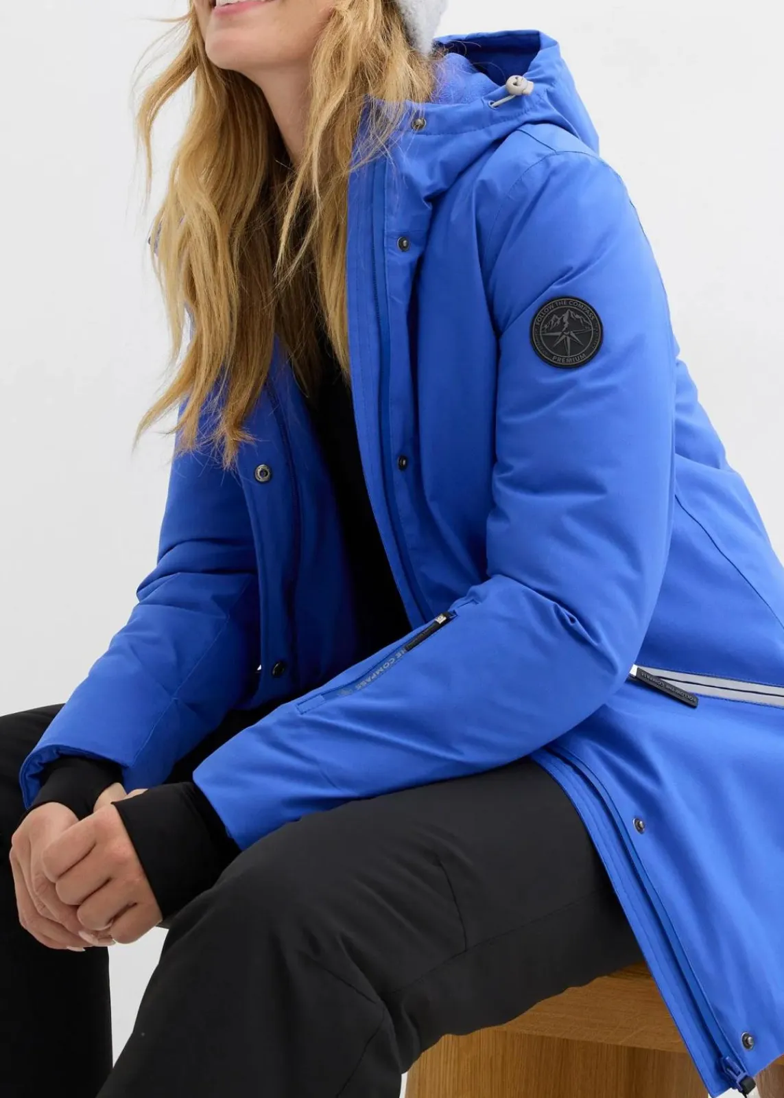 bonprix Jacken & Mäntel|Sportbekleidung^wasserdichte Ski Funktions-Jacke edelsteinblau