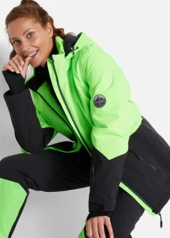 bonprix Bekleidung·Jumpsuits|Bekleidung·Sweat^wasserdichte Ski Funktions-Jacke neongrün/schwarz