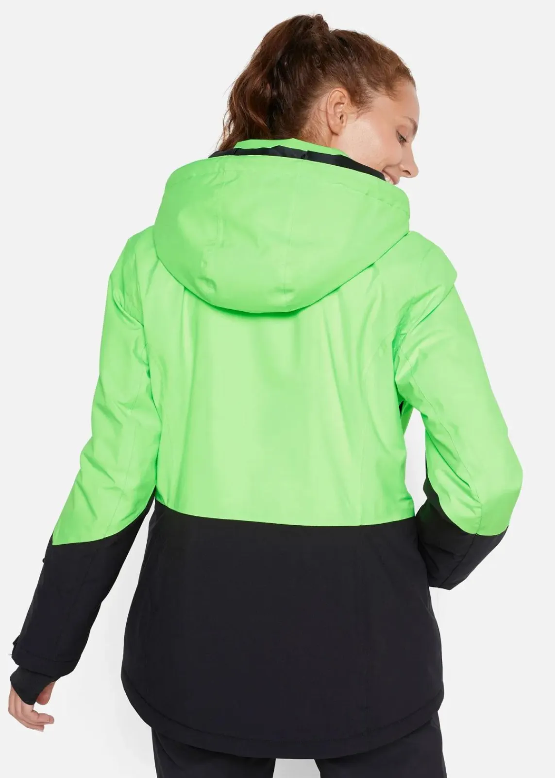 bonprix Bekleidung·Jumpsuits|Bekleidung·Sweat^wasserdichte Ski Funktions-Jacke neongrün/schwarz