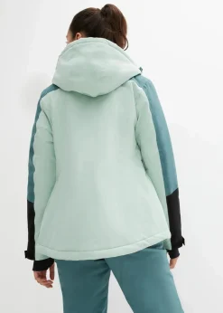 bonprix Nachhaltigere Materialien|Jacken & Mäntel^wasserdichte Ski Funktions-Jacke mit Belüftungsschlitzen hellschilf/graugrün