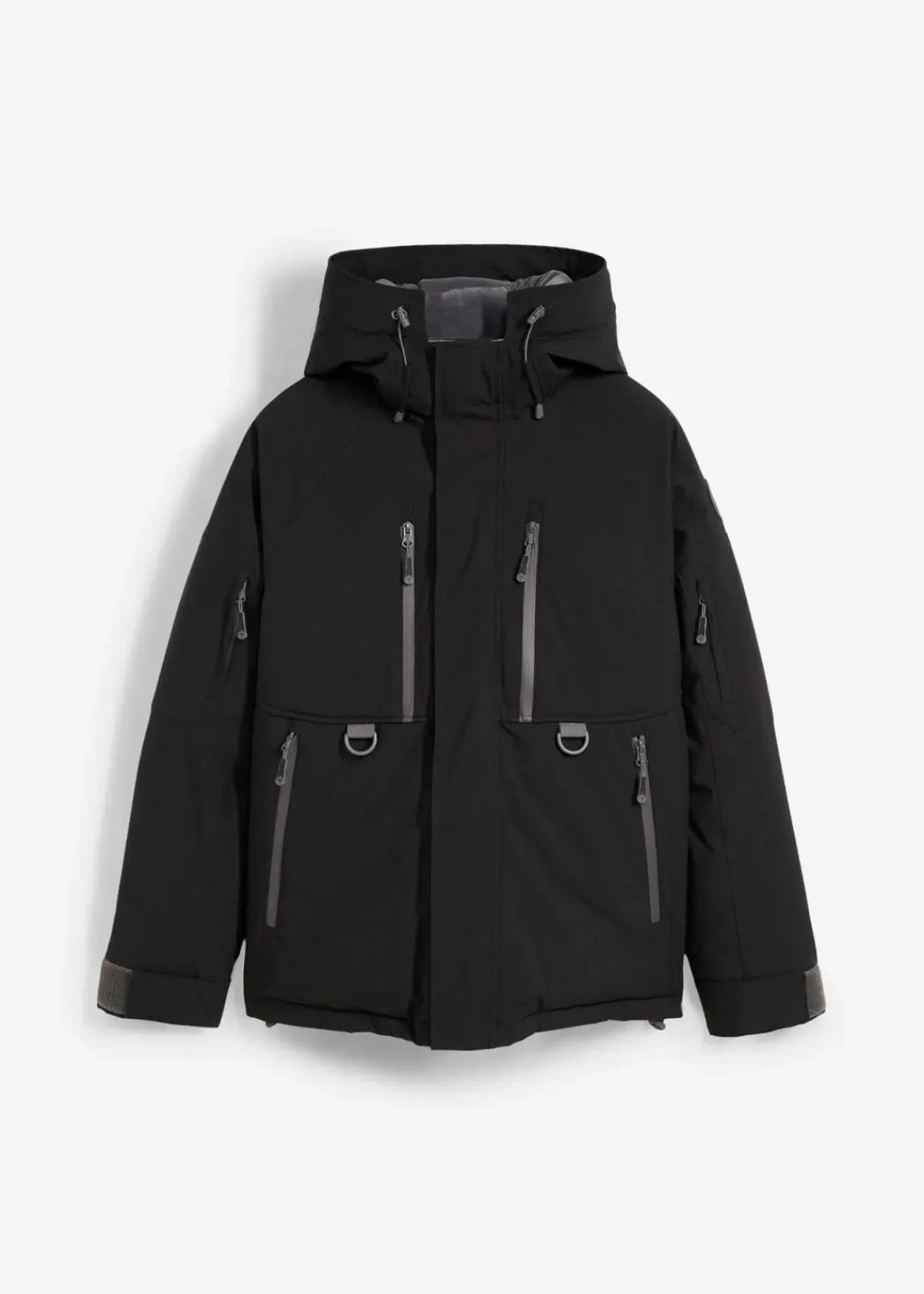 bonprix Bekleidung·Jumpsuits|Bekleidung·Sweat^wasserdichte Ski-Jacke mit Schneefang schwarz