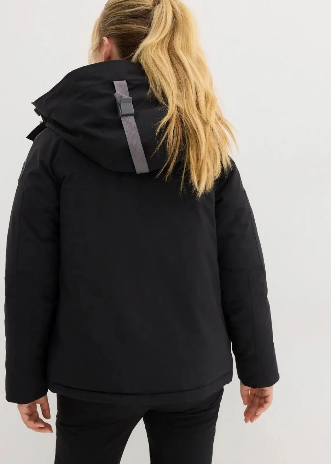 bonprix Bekleidung·Jumpsuits|Bekleidung·Sweat^wasserdichte Ski-Jacke mit Schneefang schwarz