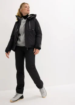 bonprix Bekleidung·Jumpsuits|Bekleidung·Sweat^wasserdichte Ski-Jacke mit Schneefang schwarz