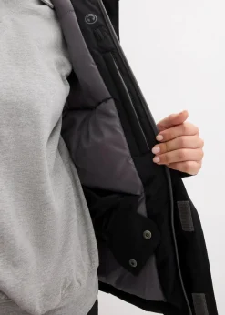 bonprix Bekleidung·Jumpsuits|Bekleidung·Sweat^wasserdichte Ski-Jacke mit Schneefang schwarz