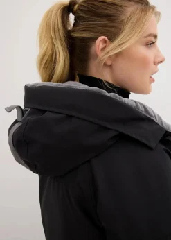 bonprix Bekleidung·Jumpsuits|Bekleidung·Sweat^wasserdichte Ski-Jacke mit Schneefang schwarz