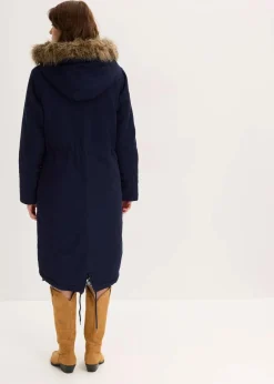 bonprix Jacken & Mäntel|Bekleidung·Hosen^Wattierter Long-Parka tintenblau