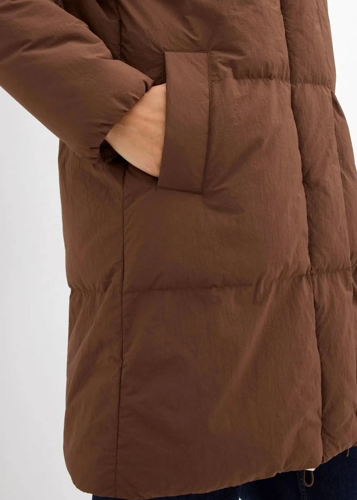 bonprix Nachhaltigere Materialien|Jacken & Mäntel^Wattierter Steppmantel braun